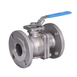 Stainless Steel Ball Valve 2 Piece Flanged PN16 Direct Mount
