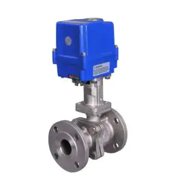 VOLT Electric Actuated Flanged Ball Valve for Steam
