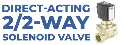 Direct-acting 2/2-way Solenoid Valve