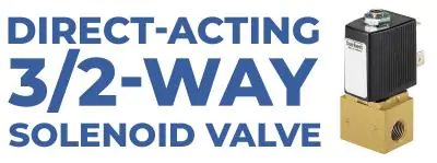 Direct-acting 3/2-way Solenoid Valve