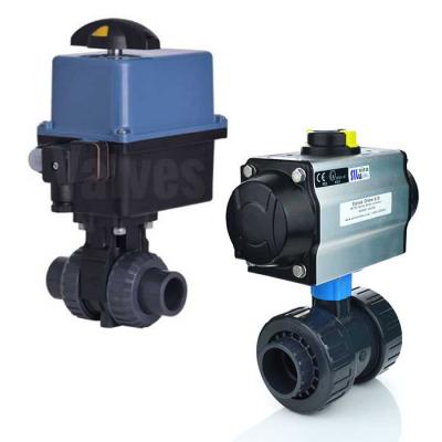 Plastic Actuated Ball Valves