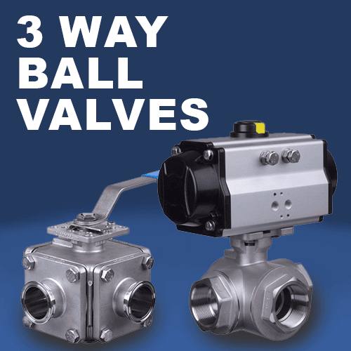 3 Way Ball Valves