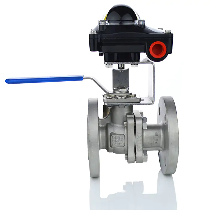 Flanged ANSI 150/ PN16 Manual Ball Valve with Limit Switchbox