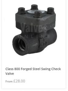 Class 800 Swing Check Valve