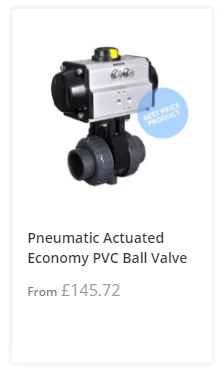 Economy Pneumatic PVC Ball Valve